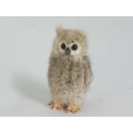 Baby Screech Owl Plush Soft Toy by Hansa .5806. 12cm