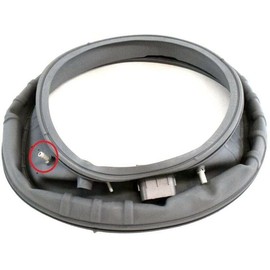 PartsForLess WF42H5400AF/A2 Door Bellow Gasket Boot Seal Compatible with Various WashersWF42H5600AP/A2 WF42H5400AW/A2 WF42H5600AW/A2
