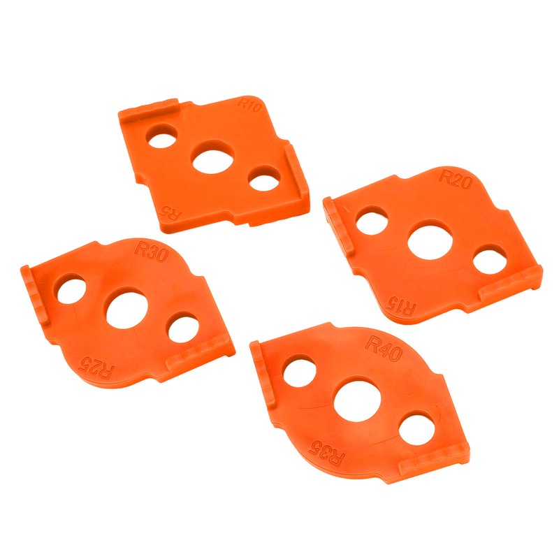 4PCS R Corner Templates Round Angle Radius Jig Routing Template