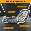 mayello LED Fog Lights +DRL For 2012-17 Hyundai Accent Sedan/Hatchbac