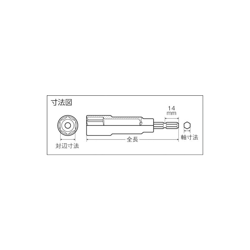 TRUSCO(トラスコ) 電動ドライバーソケット 16mm TEF-16