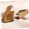 Baluue 2pcs Natural Sandalwood Hair Combs Set Portable Wide Tooth