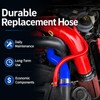 2.5" ID x 3 ft Silicone Radiator Coolant Hose, Blue