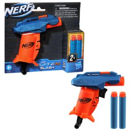 Nerf Elite 2.0 Slash Blaster - Incluye 2 Dardos Nerf Elite - Palanca de Carga