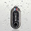 HIBEYO Flip Key Car Key Case Fits Fiat Cover Protective