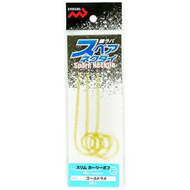 MARUSHINGYOGU Dragon Sea Bream Lava Pair Tie, Slim Curly Bob, Gold Glitter