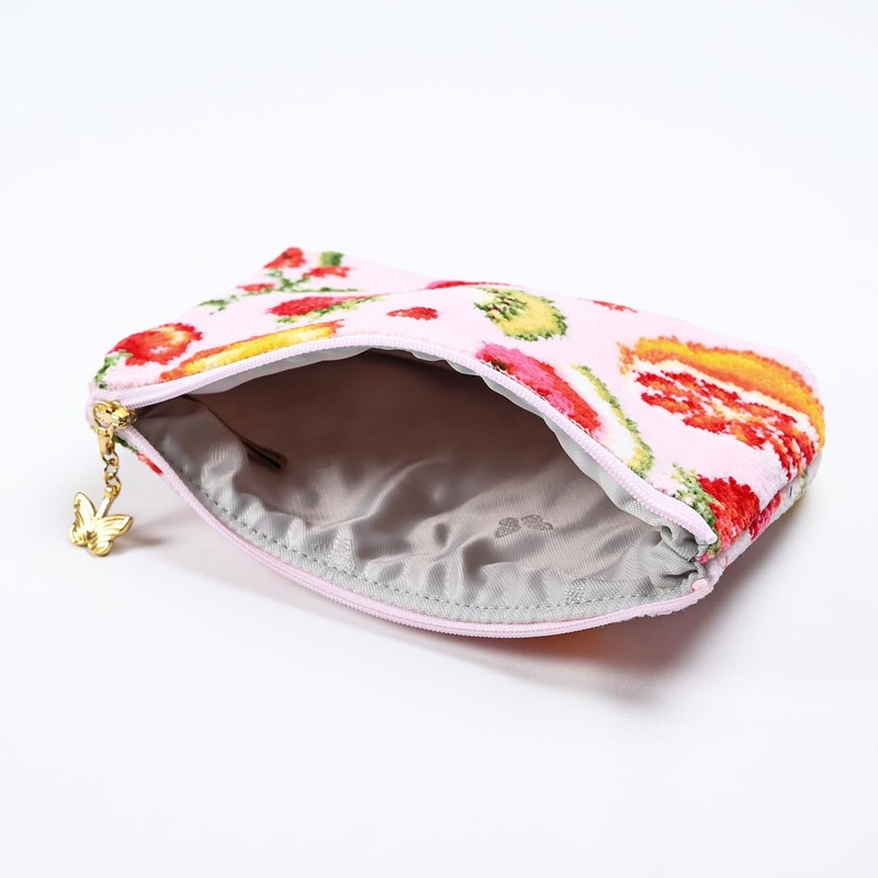 Fayler Pouch, Cosmetic Pouch, Cosmetic Pouch, Fruit Potpourri, pink /