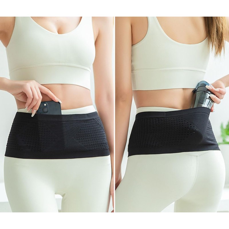 Natiform Running Waist Pouch, Running Belt, No Shake, Tight-fitting Type,