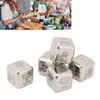 Exciting Food Decision Dice - 5pcs Metal Dice with 30