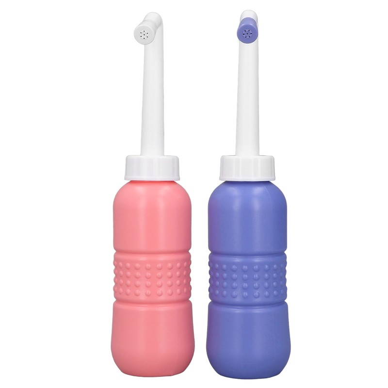 2Pcs Portable Handheld Bidet 450ML Strong Elastic Light Weight Large
