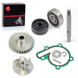 Water Pump Billet Aluminum Gear and Impeller Bearing Seal For YAMAHA Banshee 350 1987-2006