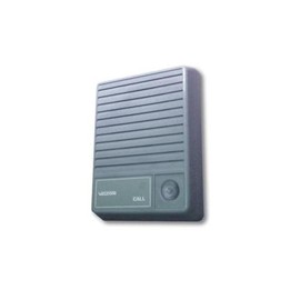 VALCOM VC-V-1074 Talkback Doorplate Surface Speaker- Gray - NEW - White Box - VC-V-1074