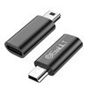 EasyULT USB C to Mini USB 2.0 Adapter 2 Pack,