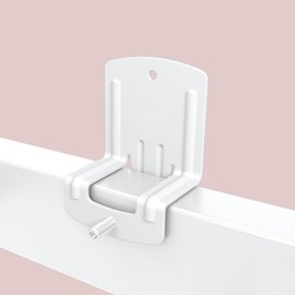 BetLight Unique Anti-Slip Mattress Gaskets, 6 Pieces, White Metal, Secure Mattress in Place Bracket