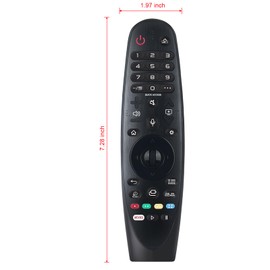 AN-MR19BA Replace Voice Remote Control Compatible for LG Smart TV Selected 2019 TVs OLED TV Series W9/E9/C9/B9,NanoCell TV Series SM99/SM95/SM90/SM86/SM81,4K UHD TV Series UM80/UM75/UM73/UM71/UM6970