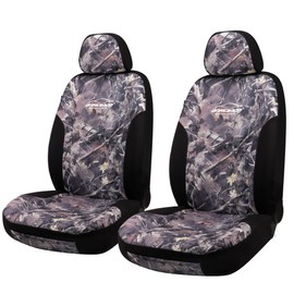 CAROMOP Premium Camo Front Seat Covers – Waterproof Wear Resistant Neoprene & Oxford Fabric, Airbag Compatible, Universal Fit for Cars, Vans, Trucks & SUV