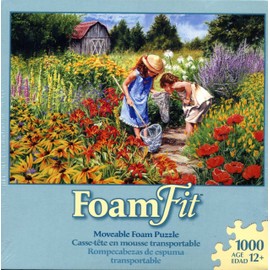 Foam Fit Moveable 1000 Piece Foam Puzzle Where the Butterflies Go, Carla D'aguanno