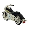 W M Widdop Miniature Clock - Black Motorcycle in Indian
