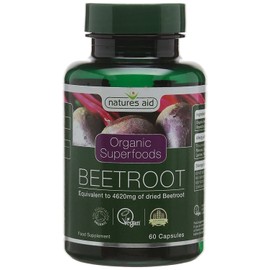 Natures Aid Org Beetroot Extract 4620mg 60 capsule (Pack of 2)