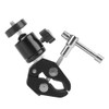 Metal Adjustable Video Camera Large Super Clamp Ballhead Hot Shoe