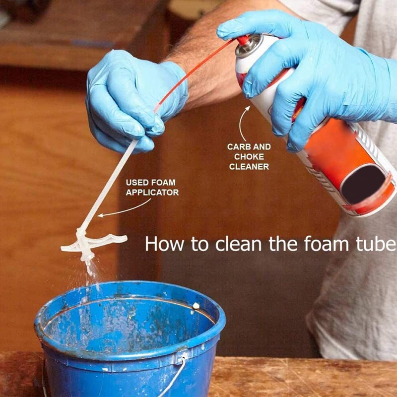 30 Pieces Spray Foam Tubes Nozzle Tips Gap Filling Foam