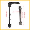 BULLSPANN Bicycle Solid Axle 9.5mm Front Rear Hollow Axle Quick