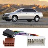 YINETTECH 2pcs Car Radio Adapter Cable ISO Harness Compatible with