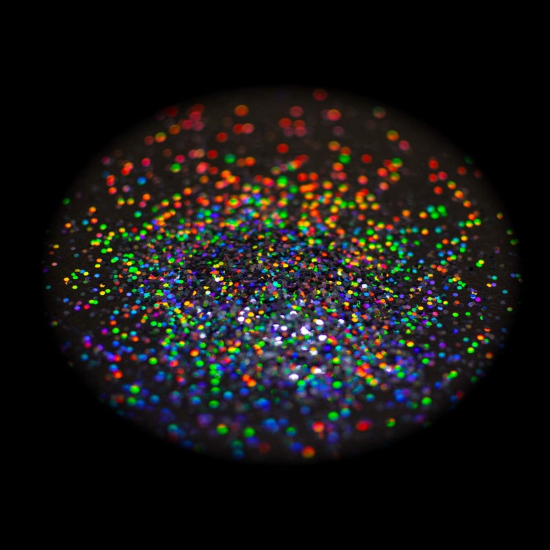 DIY MASTER Smoke Rainbow Glitter Flakes, 0.04 inch (1 mm),