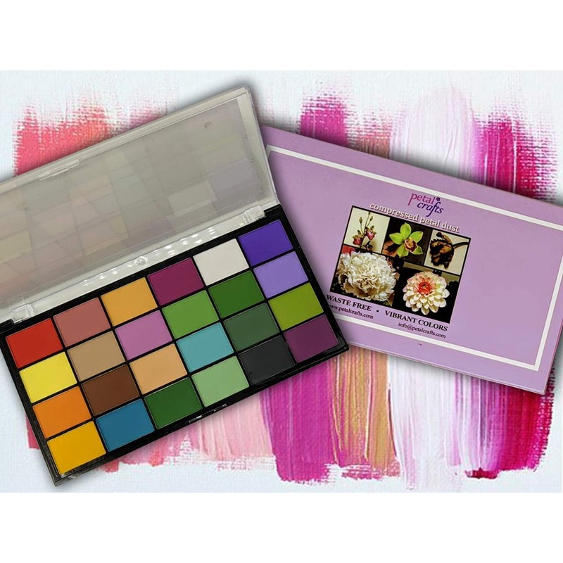 Petal Crafts Palette Dust Set (72 Pack), 48 Matte Colors
