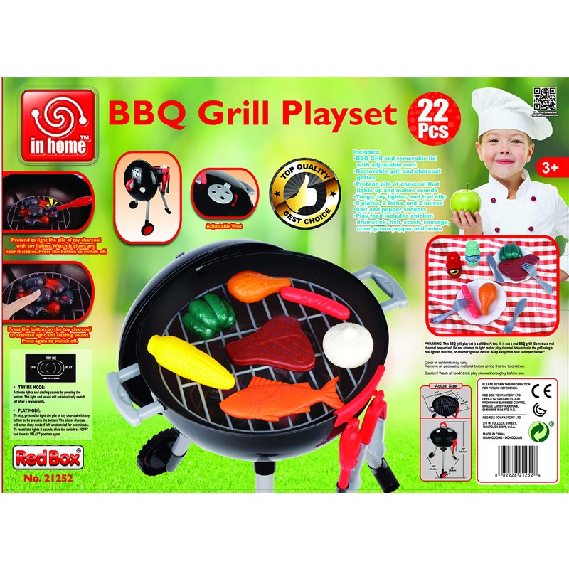 Redbox Red Box Light & Sound Barbeque Grill Set