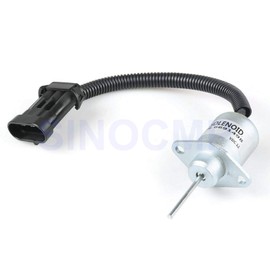 SINOCMP 6691498 1503ES-12A5UC4S 1G925-60011 12V Shut Off Solenoid Stop Shutdown Solenoid for Bobcat S185 Skid Steer Kubota Engine