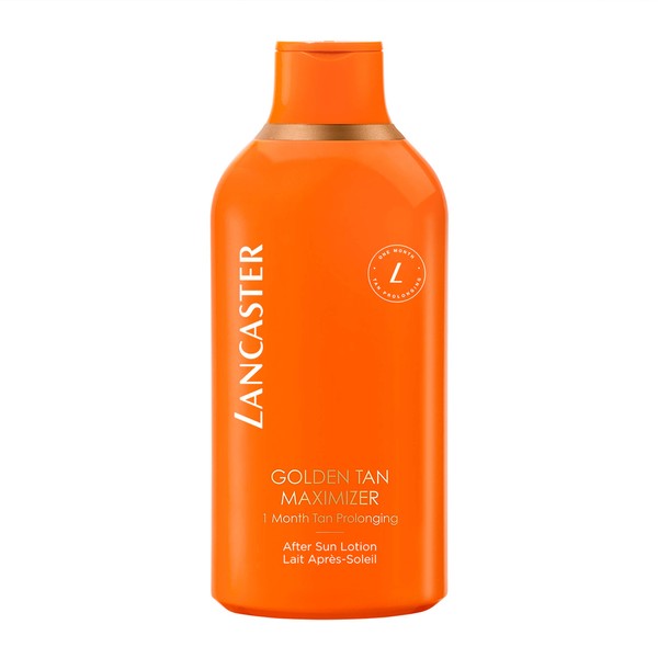 Lancaster Golden Tan Maximizer After Sun Lotion 400ml | Natural Tan Accelerator | Soothing | Cooling | After Sun For Body