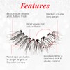 Ardell False Eyelashes Wispies 703 Black Feathered Lash Crisscross Layers