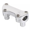 Unbranded Chrome 2" Risers 1" Handlebar Clamp For Harley Softail
