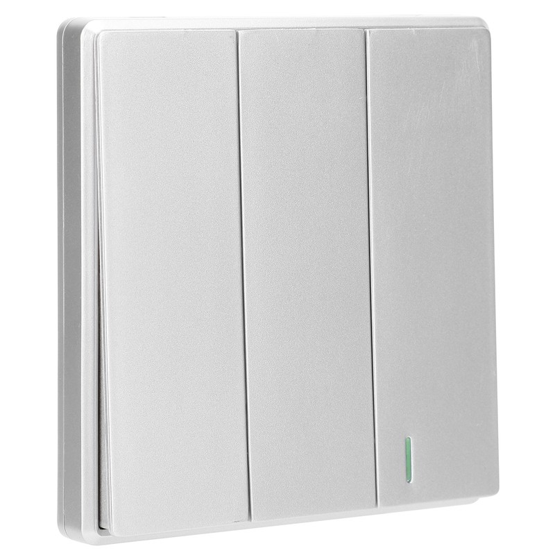 TDL‑9987‑3 Wireless Switch Remote Control 3 Button Panel Wall Mounted