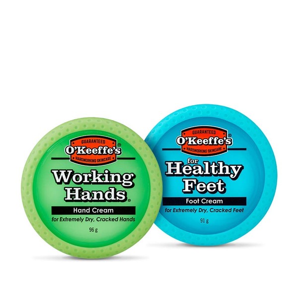 O'Keeffe's Working Hands 96G & Healthy Feet 91G Twin Pack