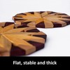 ECOSALL Natural Wood Trivets for Hot Dishes, Table and Kitchen