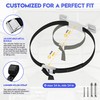 2 Pcs Gas Cylinder Wall-Mounted Bracket, Gas Cylinder Fixed Rack