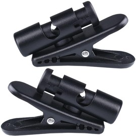 Earphone Clip, 360 Degree Rotatable Headphone Microphone Clip, 2 Pack 2.5-4.0MM Earphone Cord Manager Clip Wire, Cable Clip, Cord Stopper, Phone Clip, Accessories, Cable Organization, Snag Prevention,