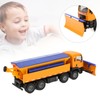 1:50 Snow Sweeper Model Zinc Alloy Simulation Engineering Vehicle Model
