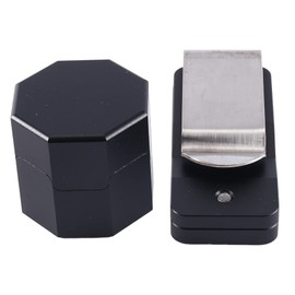 domoi Billiard Cue Chalk Case Billiard Chalk Case Pool Cues Magnetic Wear Resistance Octagon Pool Cue Chalk Clip Billiard Accessories