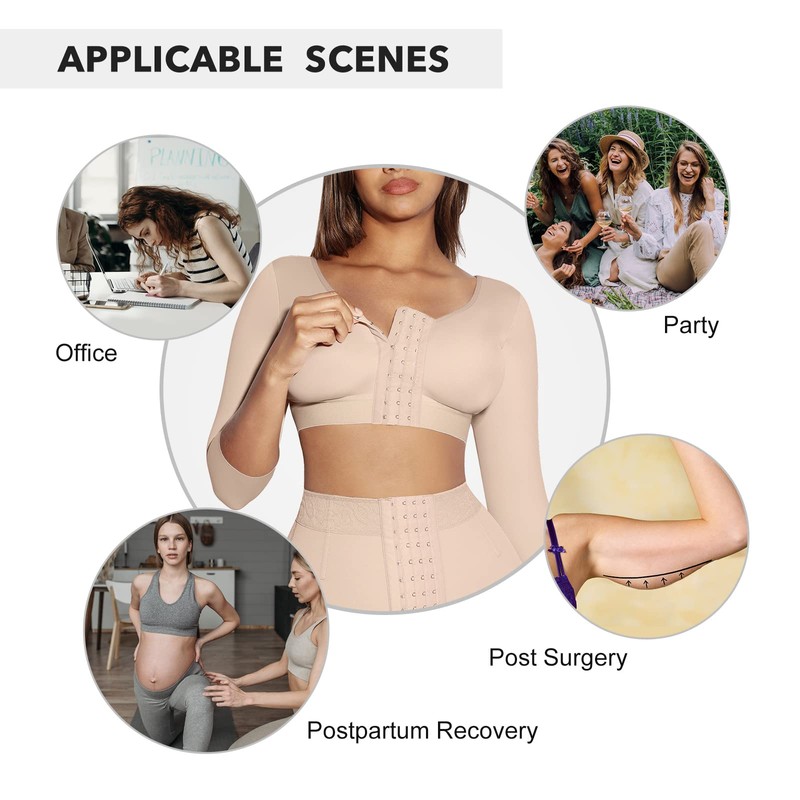 FeelinGirl Arm Shaper for Women Post Surgery Arm Lipo Compression