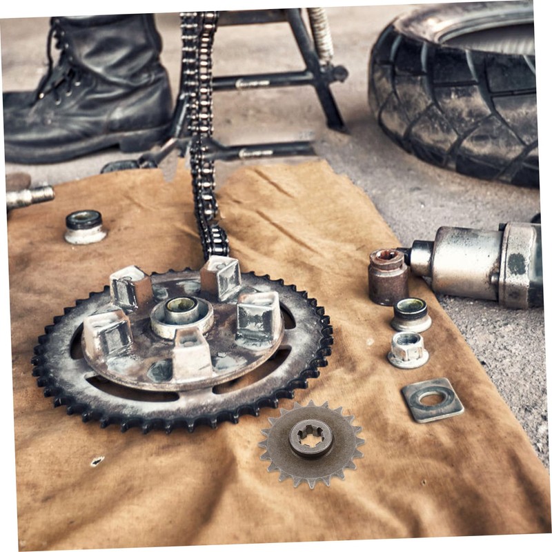 ULTECHNOVO Mini Bike Sprocket Front Chain Sprocket for Dirt and