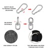 SHENGYIG Swing Attachment, 90 cm Swing Suspension with D-Rings, Holds