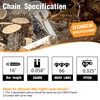 M.A.K 16 inch Chainsaw Chain 66DL Drive Link, 0.325" Pitch,