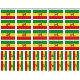40 Tattoos: Rastafarian Flag, Rastafari Ethiopia Party Favors