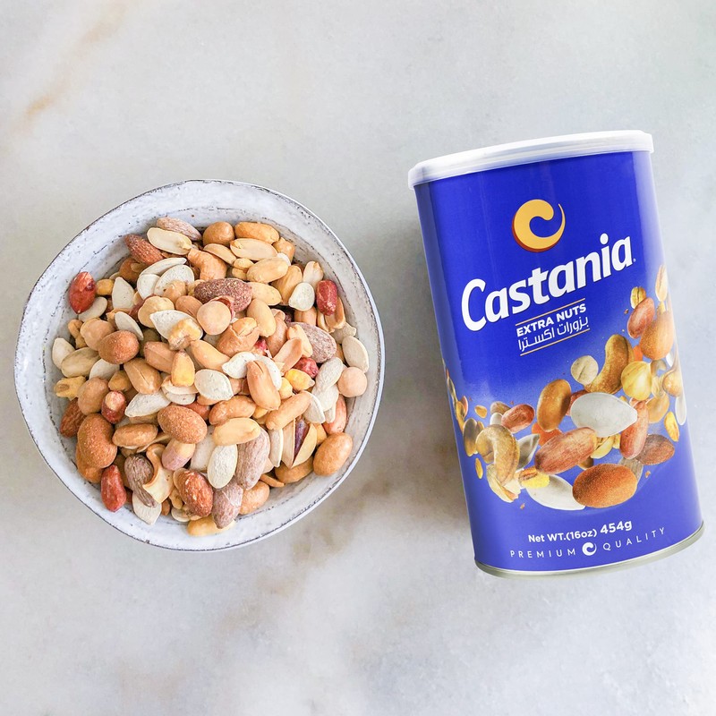 Castania BBQ Lebanese Mixed Nuts, Extra Mix with Pistachios, Almonds,