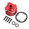 RC Car Differential Housing Front Middle Rear Universal Differential Housing for TRAXXAS SLEDG 1/8 4WD Red