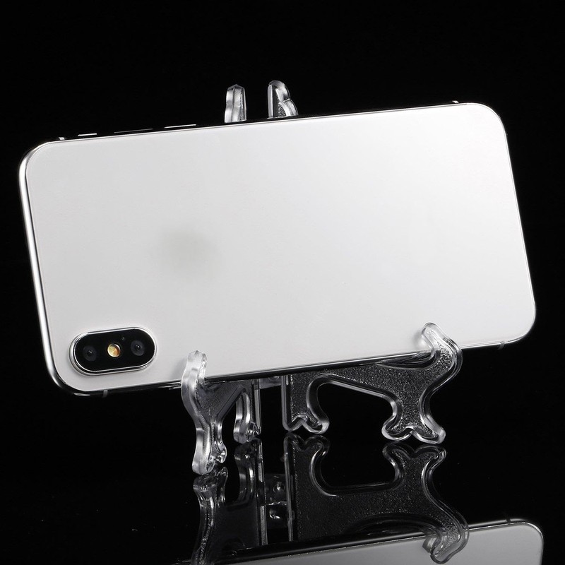 Boao 12 Pack Plastic Easel Stand Display Card Plate Stands