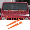 SQQP Front Window Windshield Wiper Arm & Blade Decoration Cover